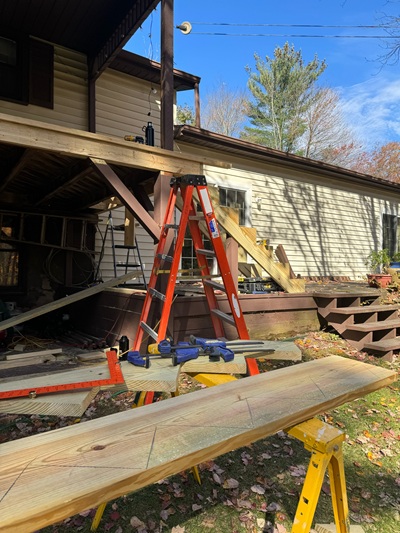 Fixing stairs in the poconos
